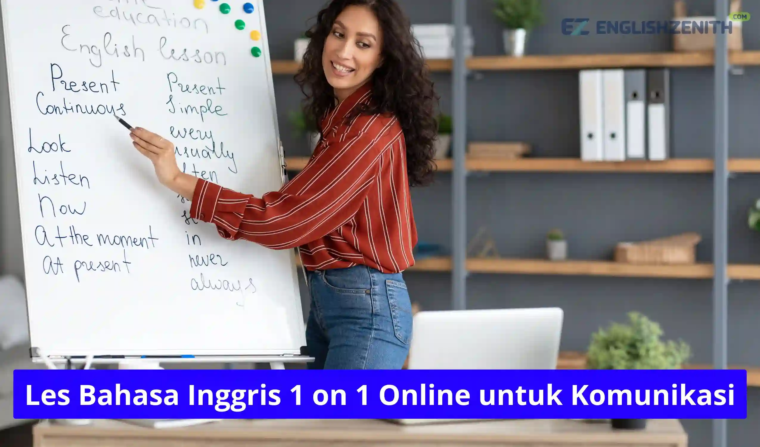 Les Bahasa Inggris 1 on 1 Online untuk Komunikasi