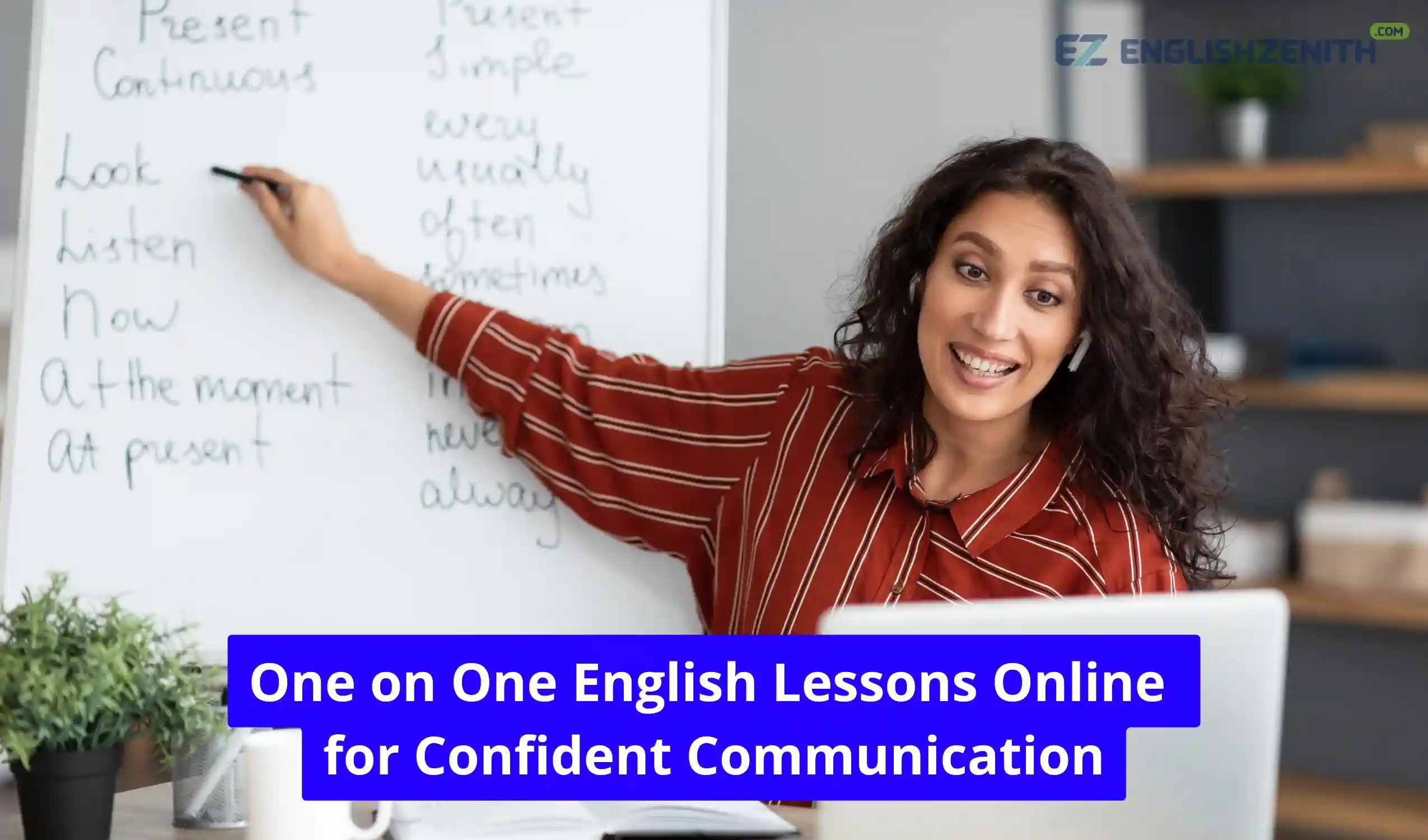 One on One English Lessons Online for Confident Communication